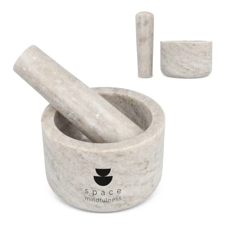 Sagaform Sten  Travertine Marble mortar - LT52254 (gadzety reklamowe)
